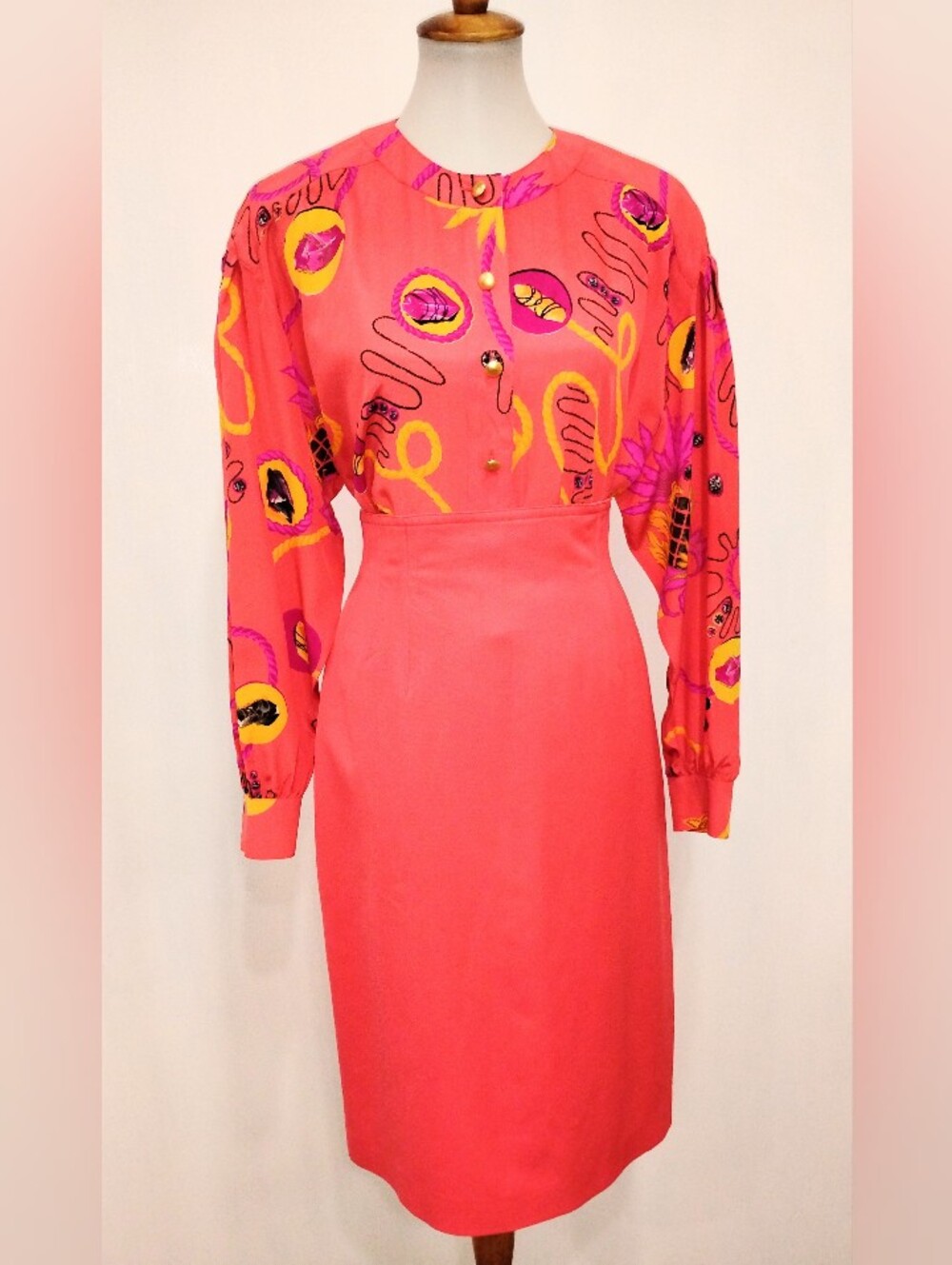 VINTAGE ESCADA HIGH WAISTED SKIRT